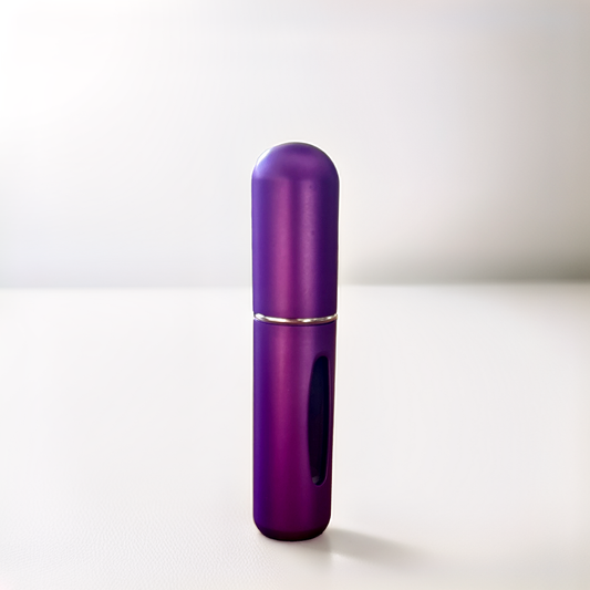 Hervulbare parfum flesje 5ml, mat paars